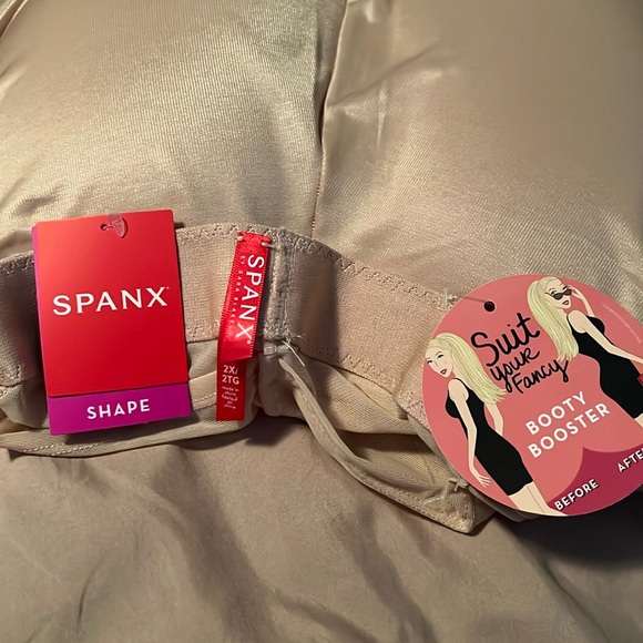 NWT Spanx Suit Your Fancy Booty Booster Mid-Thigh Shapewear - Size 2X - Picture 2 of 5